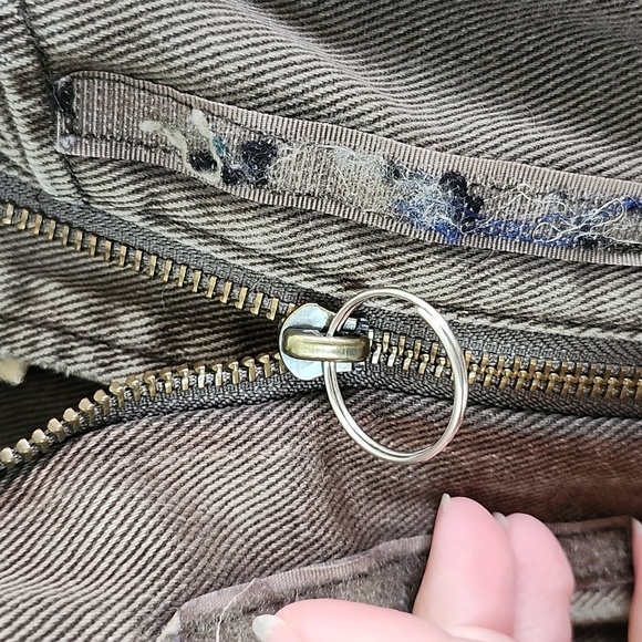 Woolrich utility sherpa lined hooded jacket olive green thrashed distressed smal - Picture 7 of 14